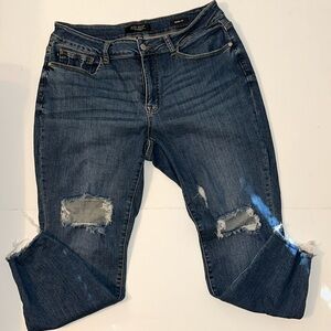Judy Blue distressed skinny fit denim
